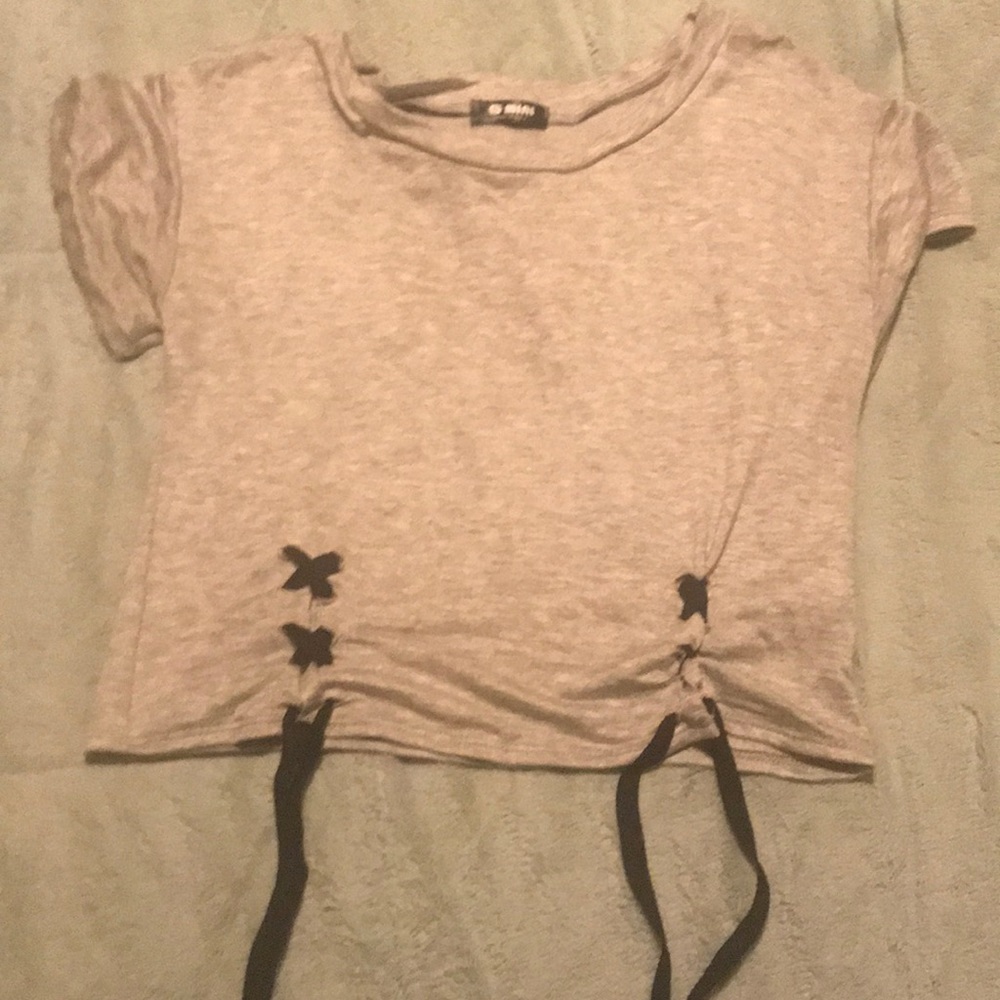 Grey cotton tee !